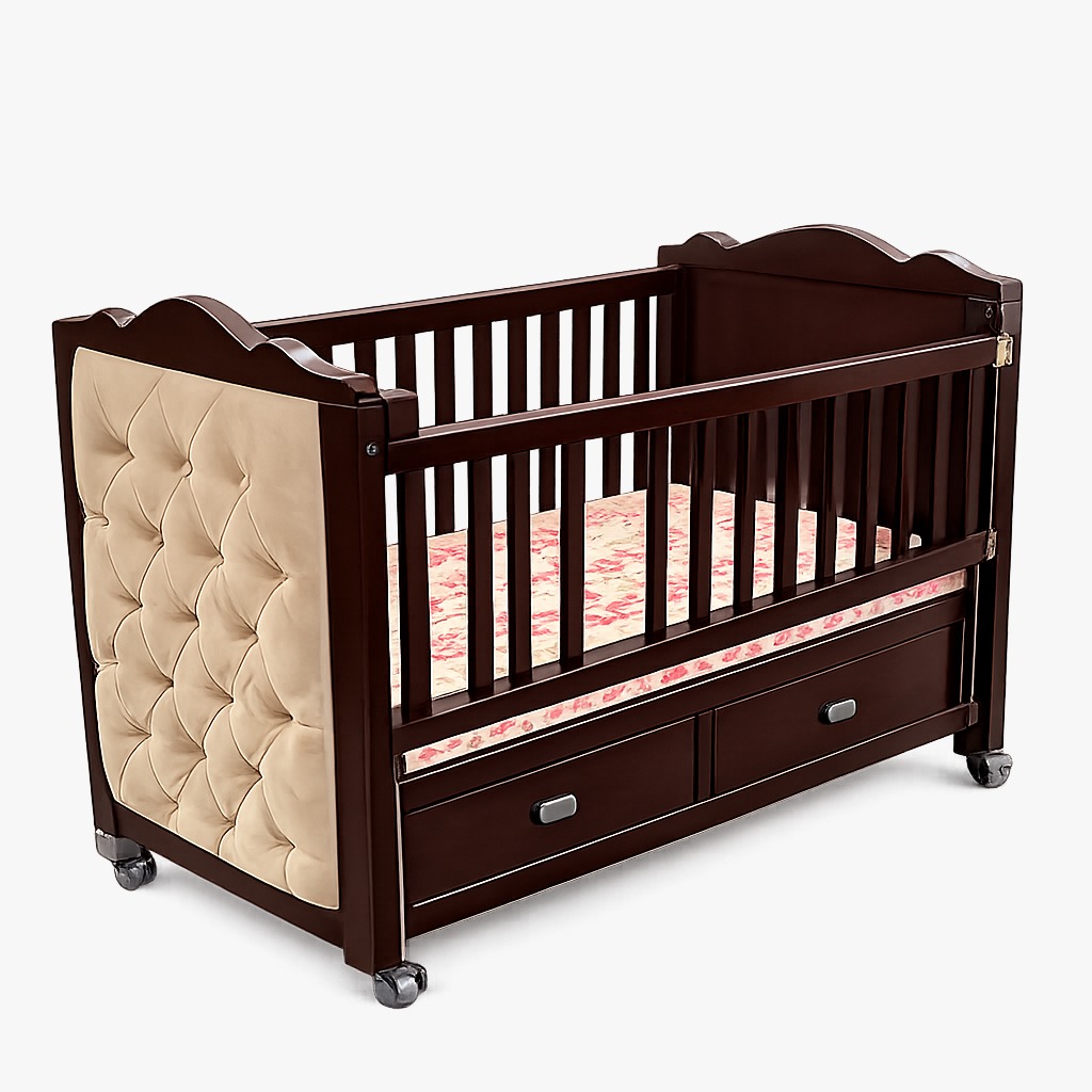 Cozy Classic Baby Crib with Storage